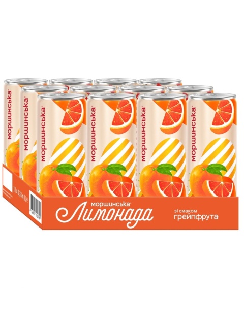 Lemoniada Morszynska o smaku grejpfrutowym 0,33L bezalkoholowa