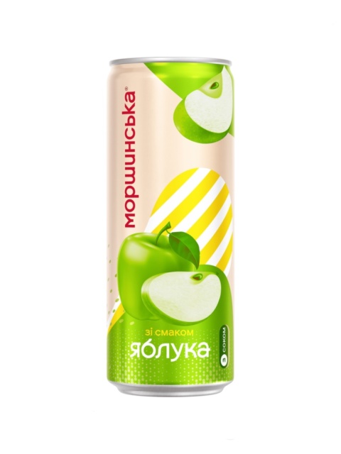 Lemoniada Morszynska o smaku jabłkowym 0,33L bezalkoholowa