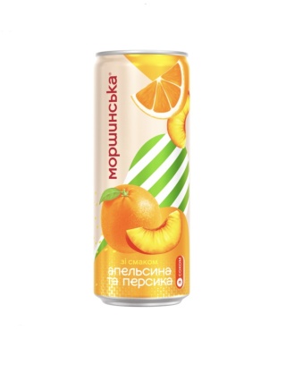 Lemoniada Morszynska o smaku pomarańcza brzoskwinia 0,33L bezalkoholowy