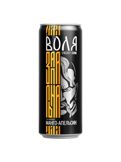 Napój energetyczny VOLYA 0,33L o smaku mango pomarańcza