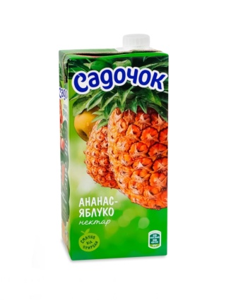 Nektar jabłkowo-ananasowy Sadochok 0,95L pasteryzowany