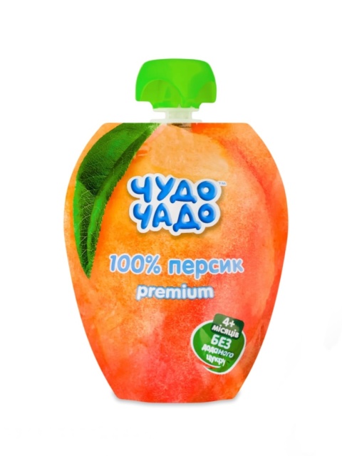 Puree brzoskwiniowe bez cukru Chudo-Chado homogenizowane sterylizowane 90g