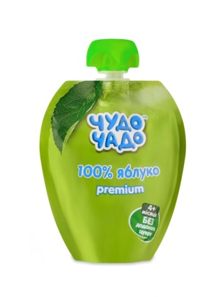 Puree jabłkowe bez cukru Chudo-Chado homogenizowane sterylizowane 90g