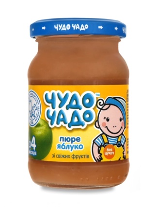Puree jabłkowe Chudo-Chado bez dodatku cukru homogenizowane sterylizowane 170g słoik