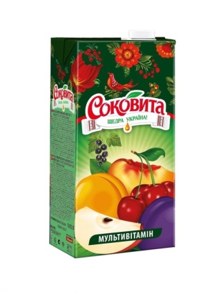 Napój sokowy o smaku multiwitamin Sokovita 0,95L pasteryzowany