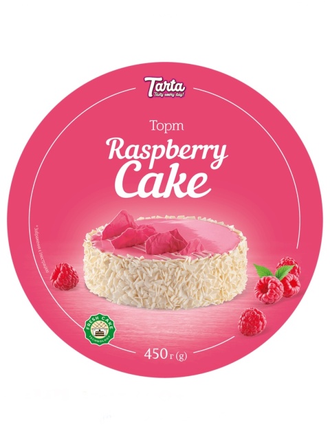 Tort Biszkoptowy Raspberry Cake Tarta 450 g