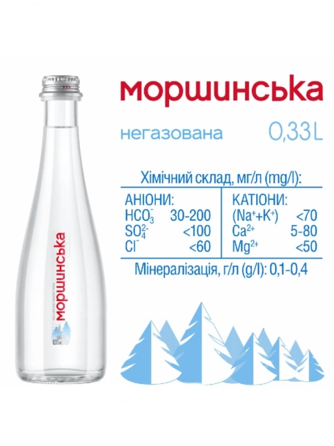 Woda Mineralna Morszynska 0,33L niegazowana butelka szklana