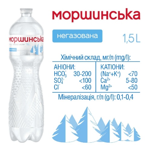 Woda Mineralna Morszynska 1,5L niegazowana