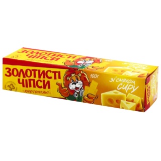 Chipsy Jaivir "Złociste" o smaku sera 100g (formowane)