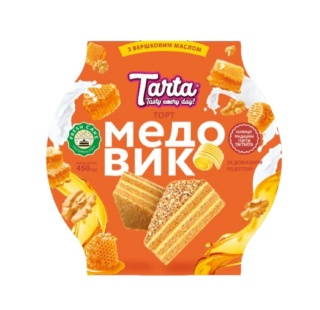 Ciasto Miodowe Tort Biszkoptowy Tarta 450g