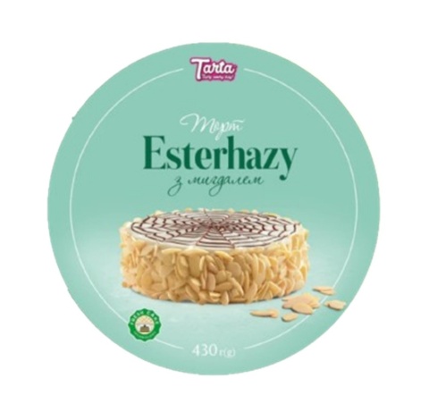 Esterhazy Powietrzny tort orzechowy z migdałami Tarta 430g