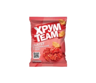 Grzanki ChrumTeam o smaku krabu królewskiego 55g