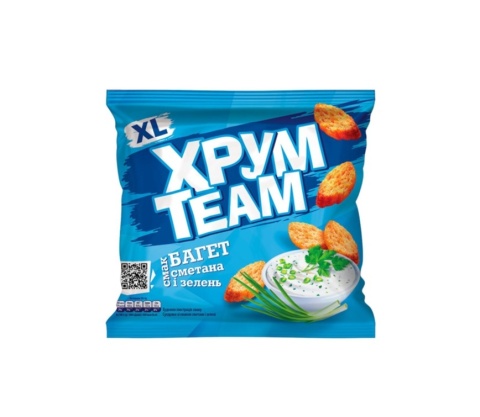 Grzanki ChrumTeam o smaku śmietanki i zieleniny 90g