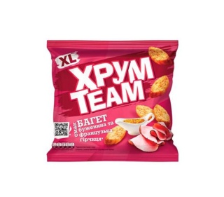 Grzanki ChrumTeam o smaku musztardy francuskiej 90g