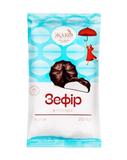 JAKO Zefir “W glazurze cukierniczej” pianki 210g