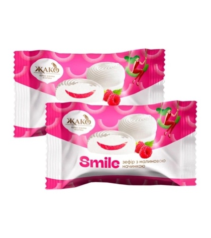 JAKO Zefir z nadz malinowym “SMILE” 50 g