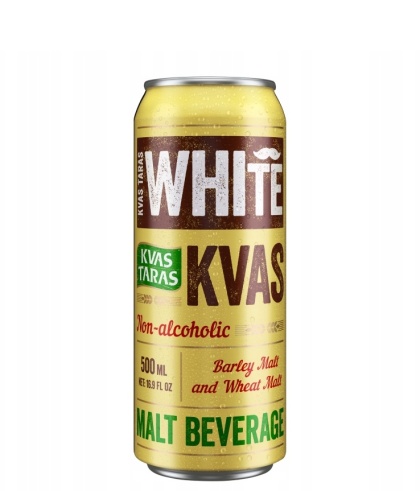 Kwas Taras Chlebowy Bialy 0,5L bezalkoholowy