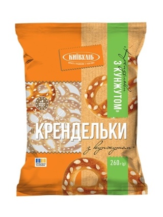 Kyivkhlib Ciasteczka Precelki z sezamem 260g