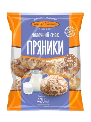 Kyivkhlib Pierniki Mleczny smak 360g