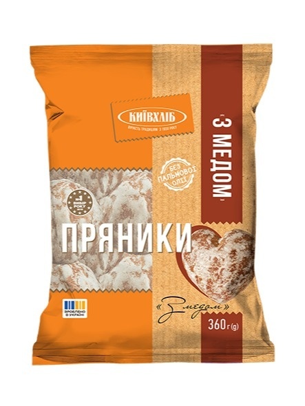 Kyivkhlib Pierniki Z Miodem 360g
