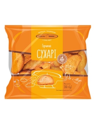Kyivkhlib Sucharki Musztardowe 260g