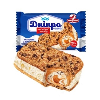 Lody Lasunka Sandwich Plombir Dnipro 170 ml/90g