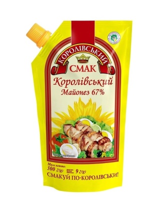 Majonez 67% "Korolivs'ky" (Królewski) 300g