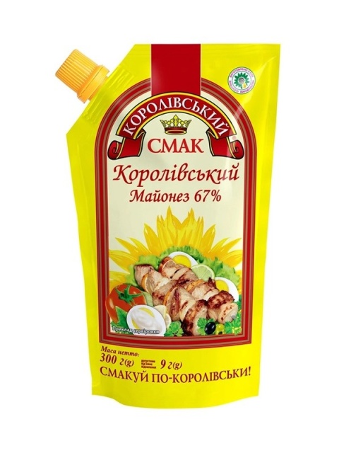 Majonez 67% "Korolivs'ky" (Królewski) 300g