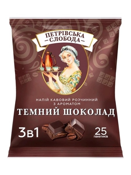 Petriwska Słoboda napój kawowy 3 w 1 o smaku czarnej czekolady 500g