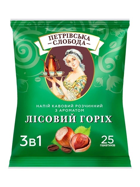 Petriwska Słoboda napój kawowy 3 w 1o smaku orzecha laskowego 500g