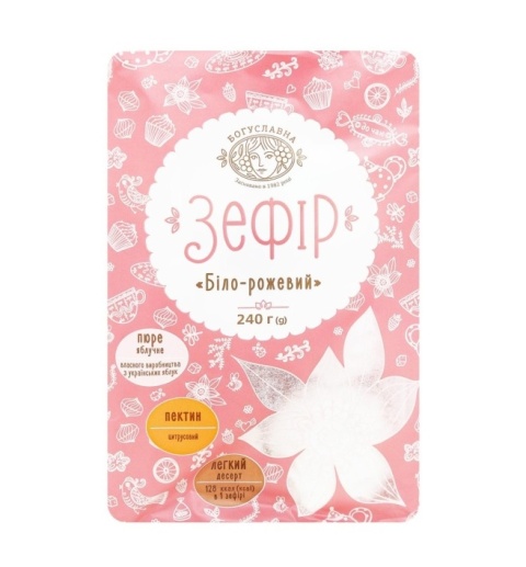 Pianki “Biało-różowy” Zefir Bogusalvna 240g