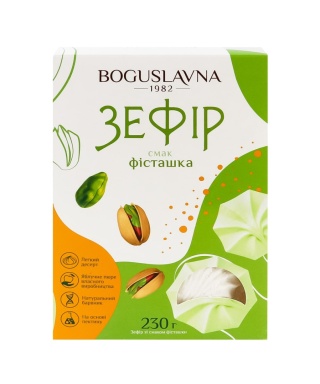 Pianki o smaku pistacjowym Zefir Bogusalvna 230g
