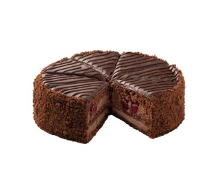 Praski z Wiśniami Tort Biszkoptowy Tarta 500g