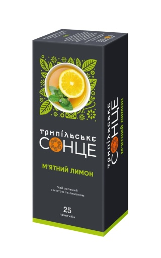 Trypilskie Słonce Herbata Mięta i Cytryna 37.5g (25 torebek*1.5)