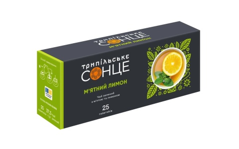 Trypilskie Słonce Herbata Mięta i Cytryna 37.5g (25 torebek*1.5)
