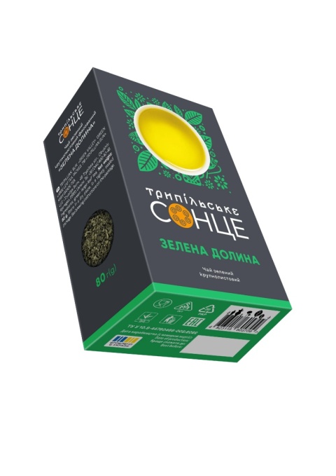Trypilskie Słonce Herbata Zielona Dolina 80 g